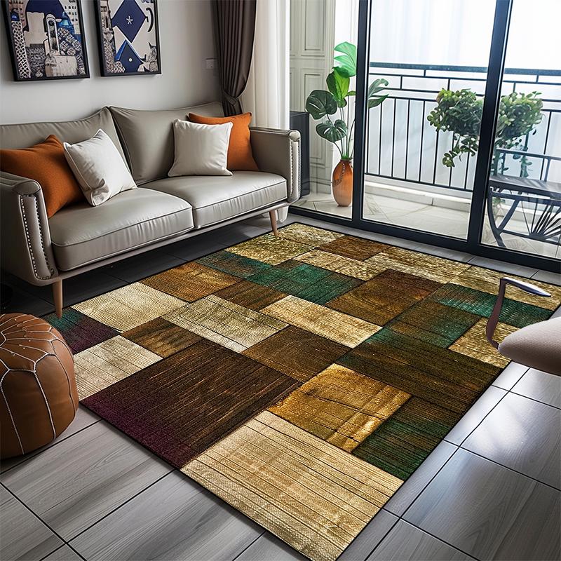 Modern Geometric Carpet Living Room Abstract Decoration Home Sofa Washable Big Size Rugs Bedroom Cloakroom Non-slip Floor Mats