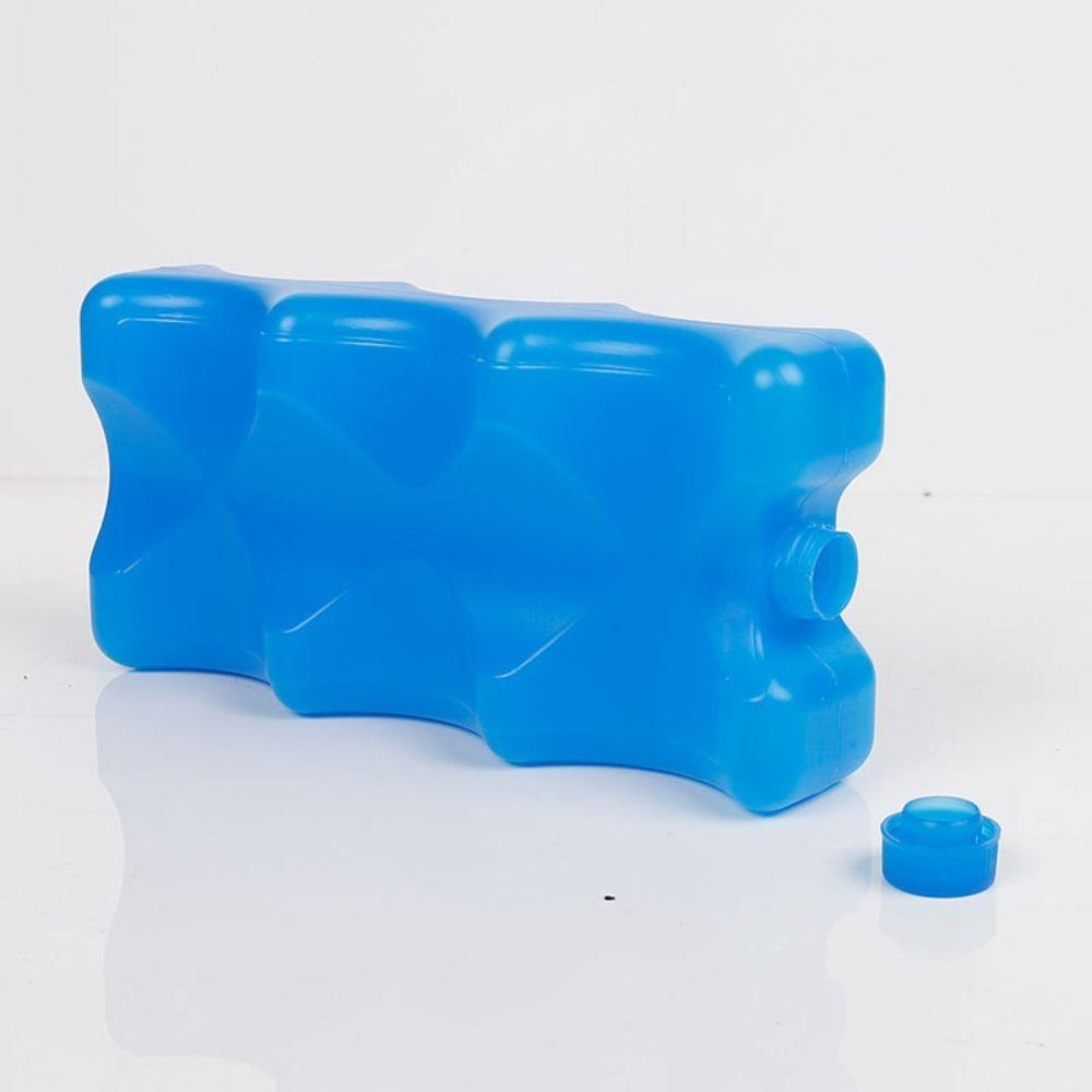 Blue Gel Freezer Ice Blocks 600ml Ice Brick Water Injection Gel Freezer Cooler Pack  Drinks