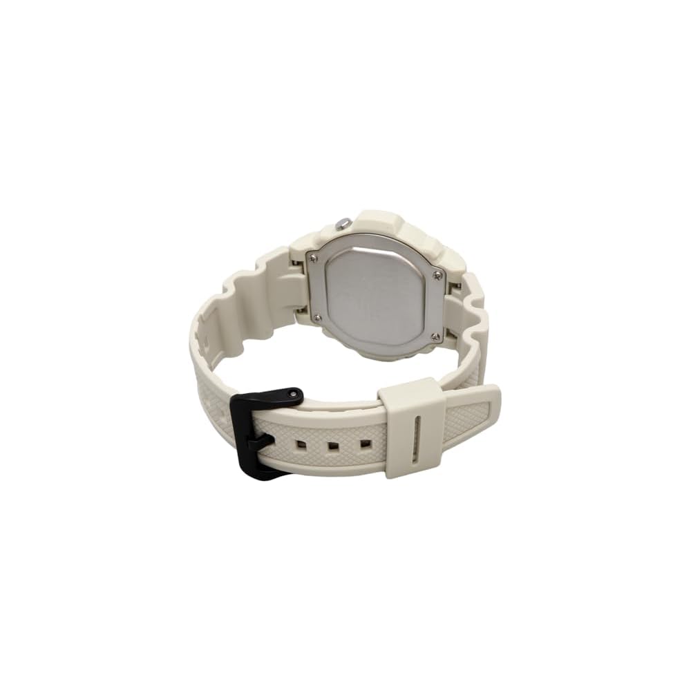 Casio Standard Digital Watch W-219HC-8BV Men's Matte Ivory Color Waterproof Design