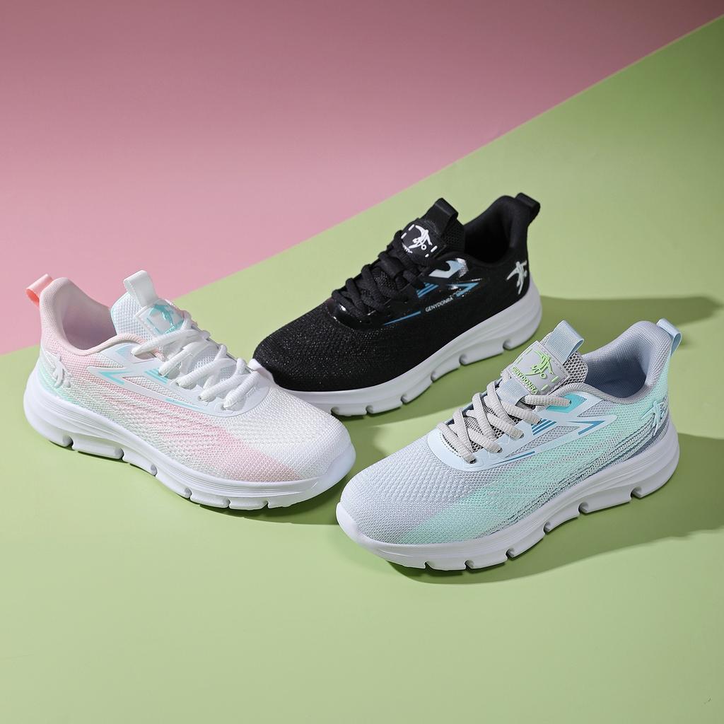 Joni Danlai Spring New Shoes Ultra-light Soft-soled Shock-absorbing Sports Shoes Breathable Mesh Casual Running Shoes