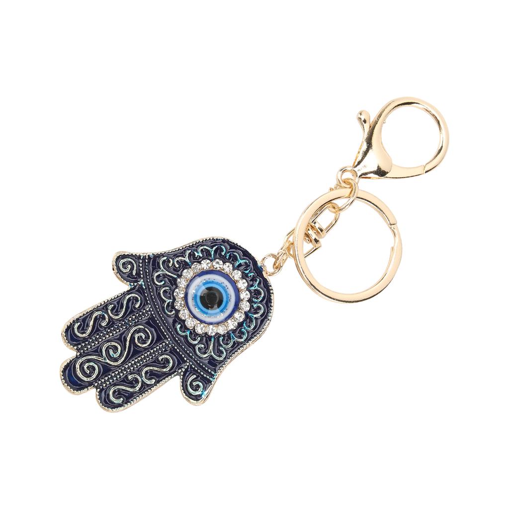 Evil Eye Keychain Durable Protection Charm Good Luck Keychain for Handbag Hooks Home Decoration