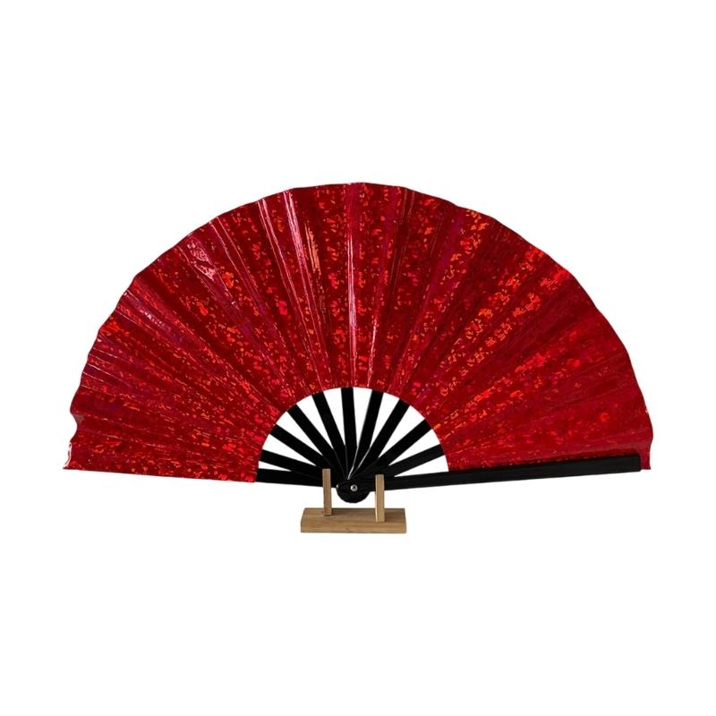 Faltbarer Handfächer, Plastik Hand-Faltfächer Chinesischer Kung Fu Handfächer Dekorativer Faltfächer für Tanz, Heimdekorationen