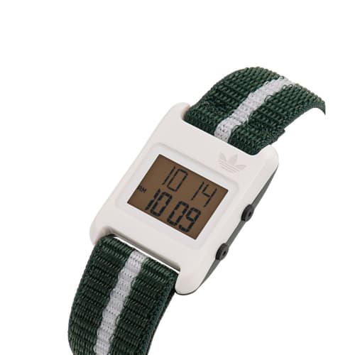 Adidas Originals Swatch Casual Watch, Retro Pop Digital, AOST23069, Green