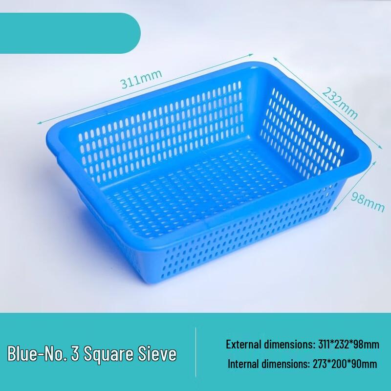 

Deweiqi Nordic Plastic Square Draining & Storage Basket Set