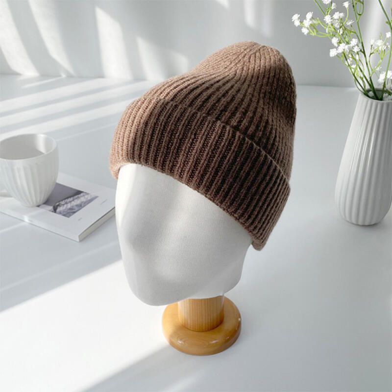 Women s Light Color Pastel Wool Beanie Hat C6565_Pink