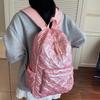 Einfarbiges Doppel-Schulter-Baumwollkleidungsbeutel Neuer dicker Winter-Weltraum-Baumwollrucksack Koreanische Version Vielseitiger Rucksack mit großem Fassungsvermögen für Studenten