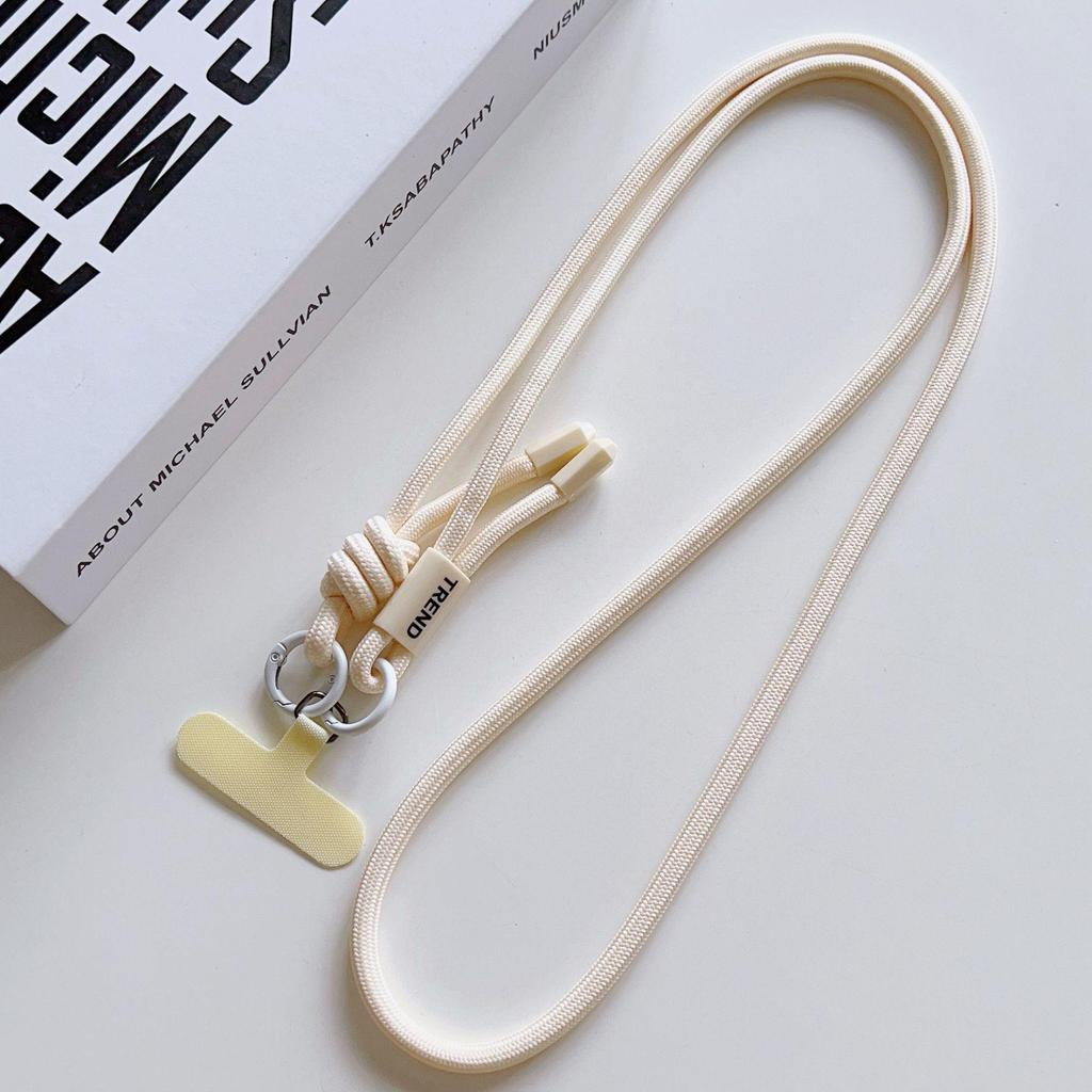 Versatile Adjustable Crossbody Phone & Camera Lanyard - Woven Anti-Lost Strap for Outdoor Sports.