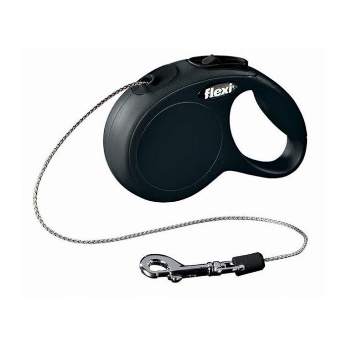 Laisse pour chat Flexi New Classic Cat XS Cord 3 m - Noir - CL00C3-251-S-CAT-20