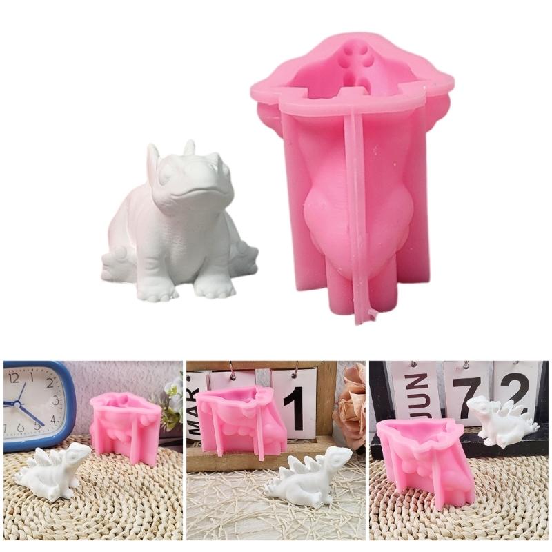Dragon Figurine Silicone Candle Molds Epoxy Resin Molds for Making Candle Soap Chocolate Candy Cake Fondant Decoration