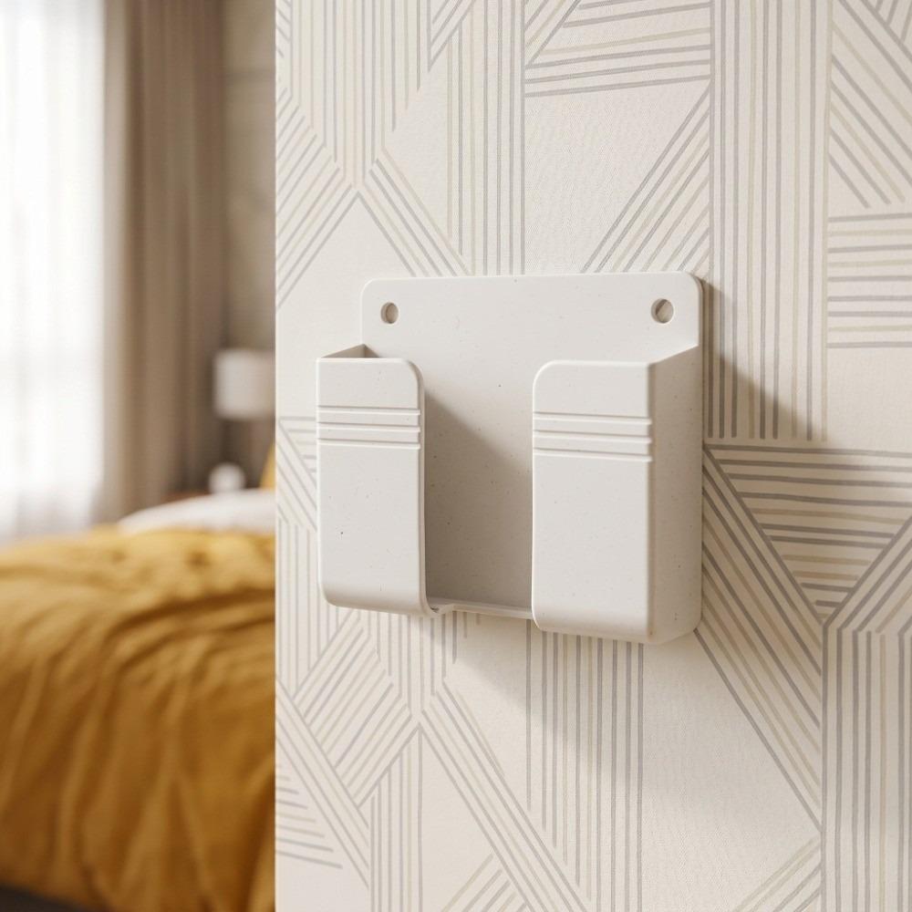 

6pcs White Yellow Wall Mount Phone Holder Wall Hanging Phone Bracket Kitchen Organizing білий