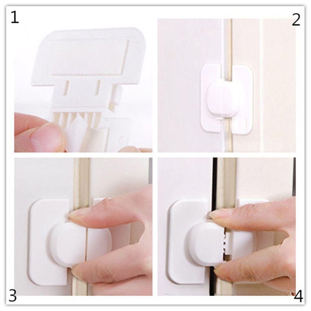 Safe Plastic Infant Freezer for Baby Toddler Cabinet Catch Drawer Lock Door Safety Fridge