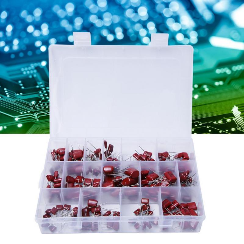 Details about / 180x Polypropylene Film Capacitor Assortment 10nf//0.01uf//400v-68nf//0.0068uf//630v