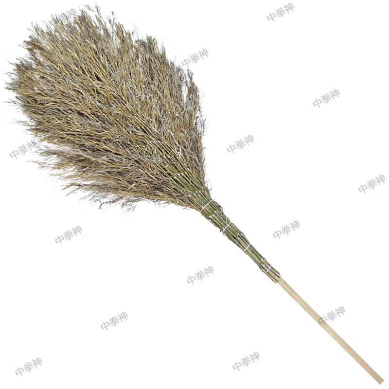 Heavy-Duty Wooden Handle Outdoor Broom