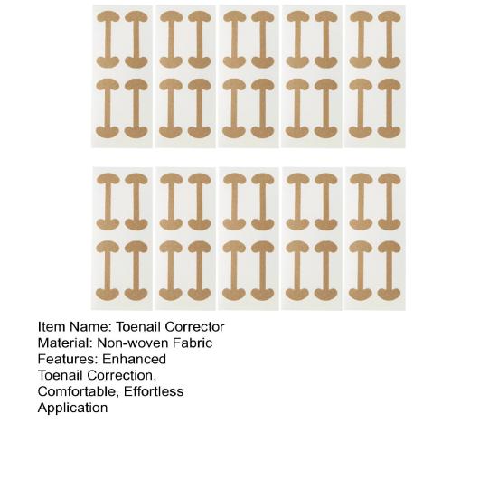 10Pcs Ingrown Toenail Correction Patches Nail Straightener for Pain Relief & Nail Recovery Ingrown Toenail Corrector Kit for Toenail Fungus