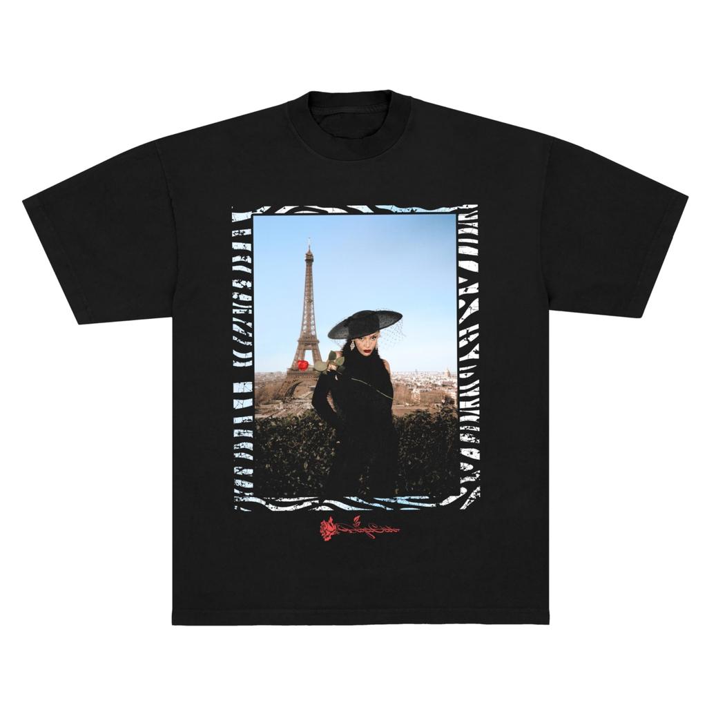 Fashionable Round Neck Short Sleeve Work Clothes Printed Tops For Womens Summer Tops