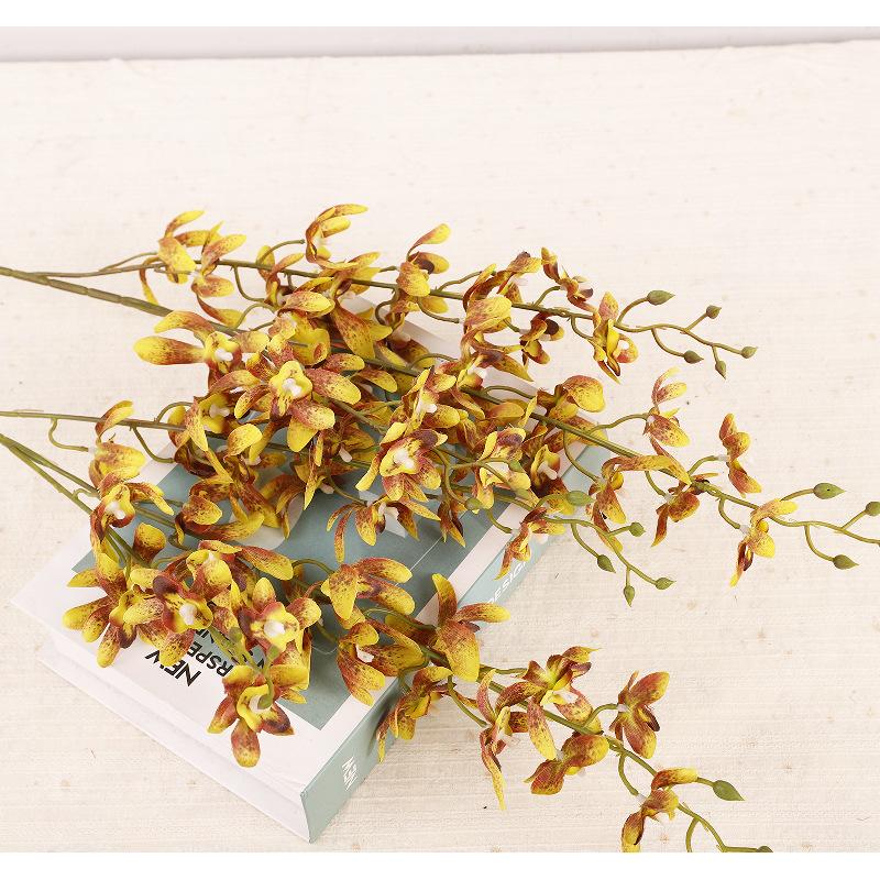 Fake flower decoration simulation mini Vanda orchid wedding three-dimensional home ornament 3D printing simulation small ocean orchid