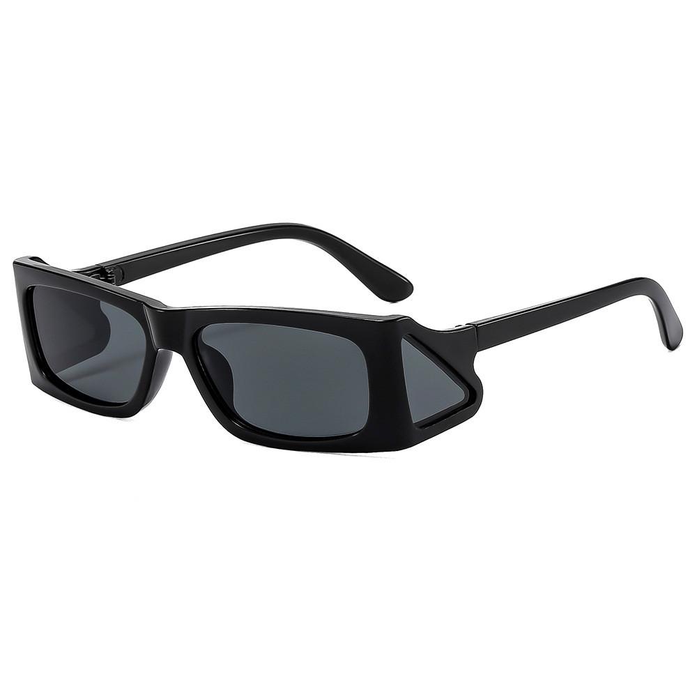 

Geometric Square Sunglasses For Men Women Uv400 Protection Uv Blocking Fashion Accessory BlackFrameGray