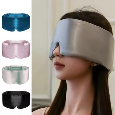 Silk Sleep Mask for Eyes Cover Mask Blocking Light Eyemask Eyeshade Soft Padded Travel Sleeping Aid for Eyepatch