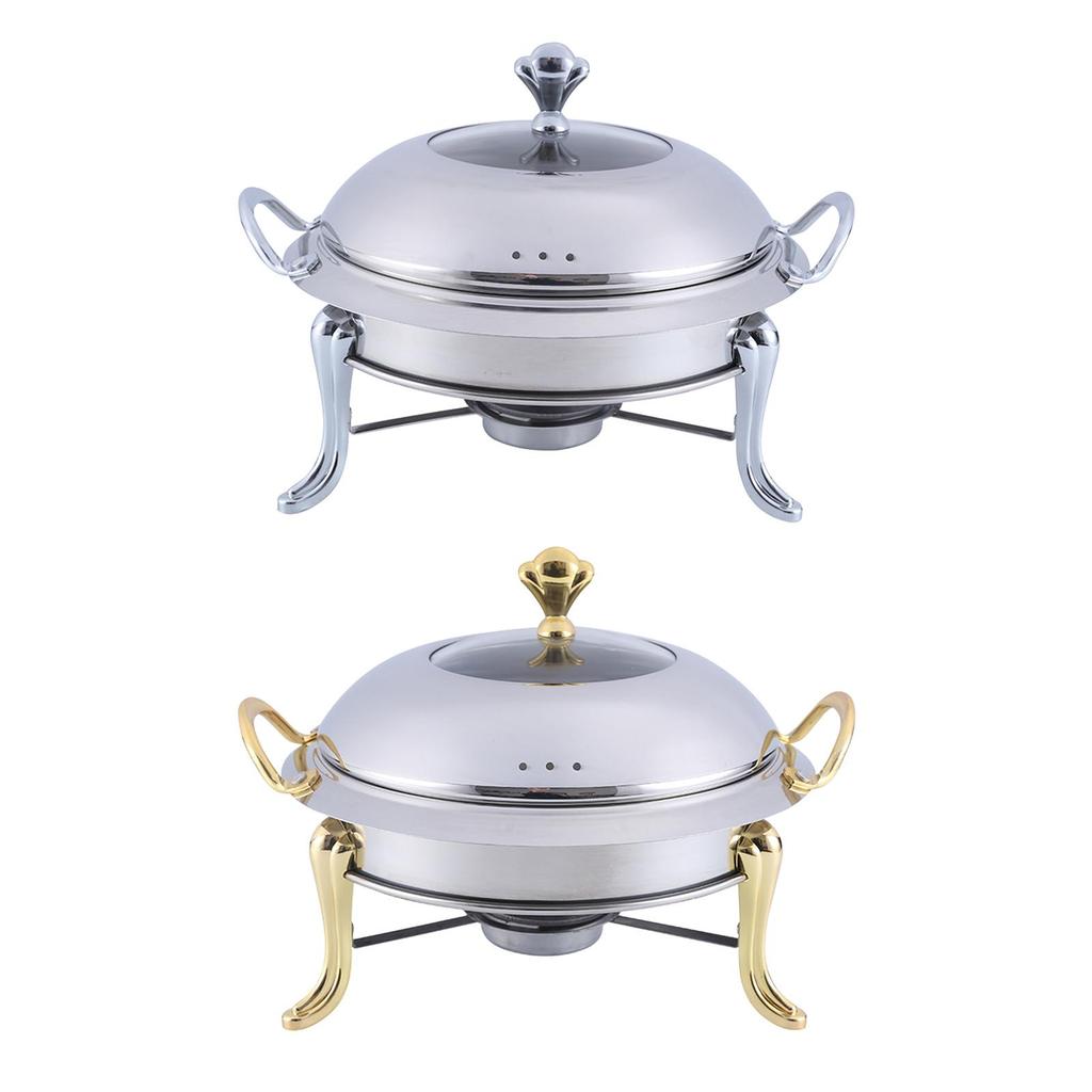Catering Warmer Set Removable Anti Scald Stainless Steel Chafing Dish Buffet Set for Baking Commercial Hotel Backpacking Trips