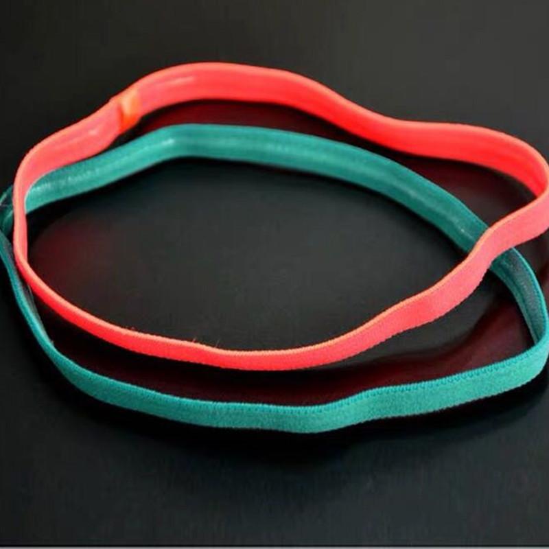 Elastic Hair Bands Professional Thin Non Slip Yoga Basketball Soccer Tennis Headbands Women Durable Football Golf Sweatbands