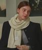 Hwaiteupeulojegteu [Gift Box]_Wool Knit Scarf_Cream_Unisex