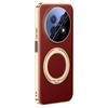 For Huawei Enjoy 90 Plus and 90 Pro Max Case Delicated Leather Built-in Magnet 360° Rotation Stand Plated Screen Protecto Cover