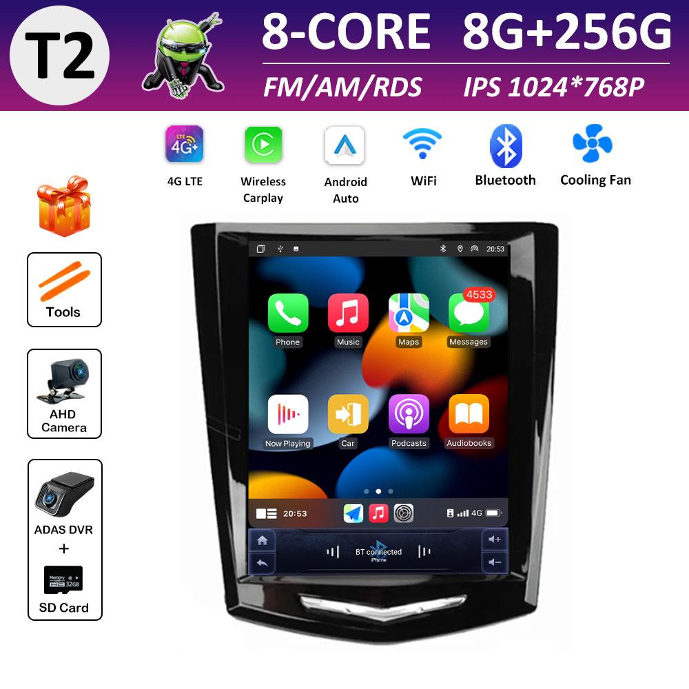 Smart System Autoradio Car Radio for Cadillac ATS XTS CTS SRX 2013 2014 2015 2016 Video Player Navigation GPS Accessories WIFI