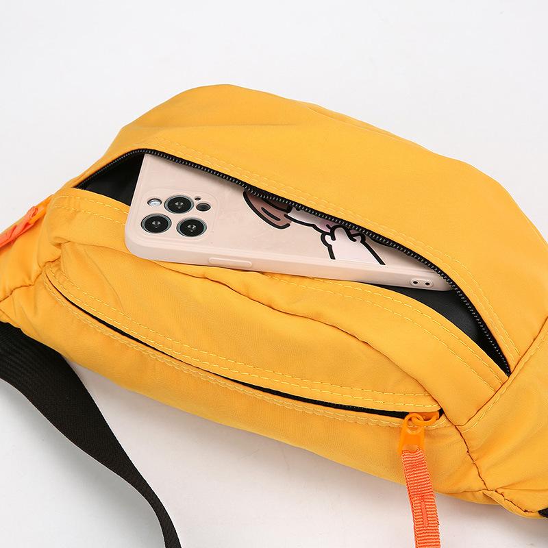 Women Sports Waist Bag Lightweight Crossbody Sling Bag Men Large Capacity Fanny Pack Casual Travel Chest Bag