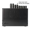 L8 8-Bay+3 NAS Chassis Case, ATX/MATX Memory Server Chassis Compatible with 315mm GPU Black