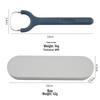 304 Stainless Steel Y-Shape Tongue Scraper & Breath Freshener Brush