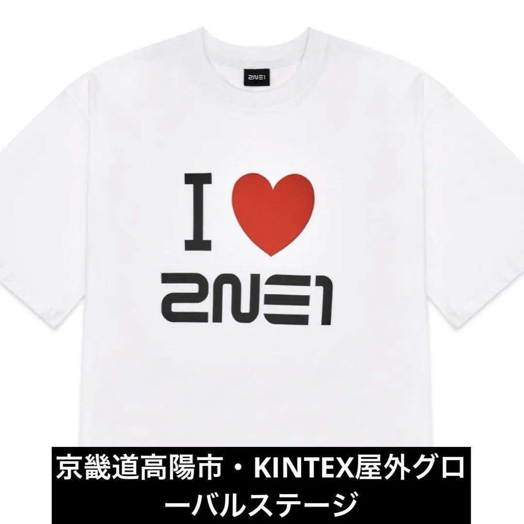 

[USED] 2NE1 World Tour Korean Apparel LOVE T-SHIRT Seoul Confan XL
