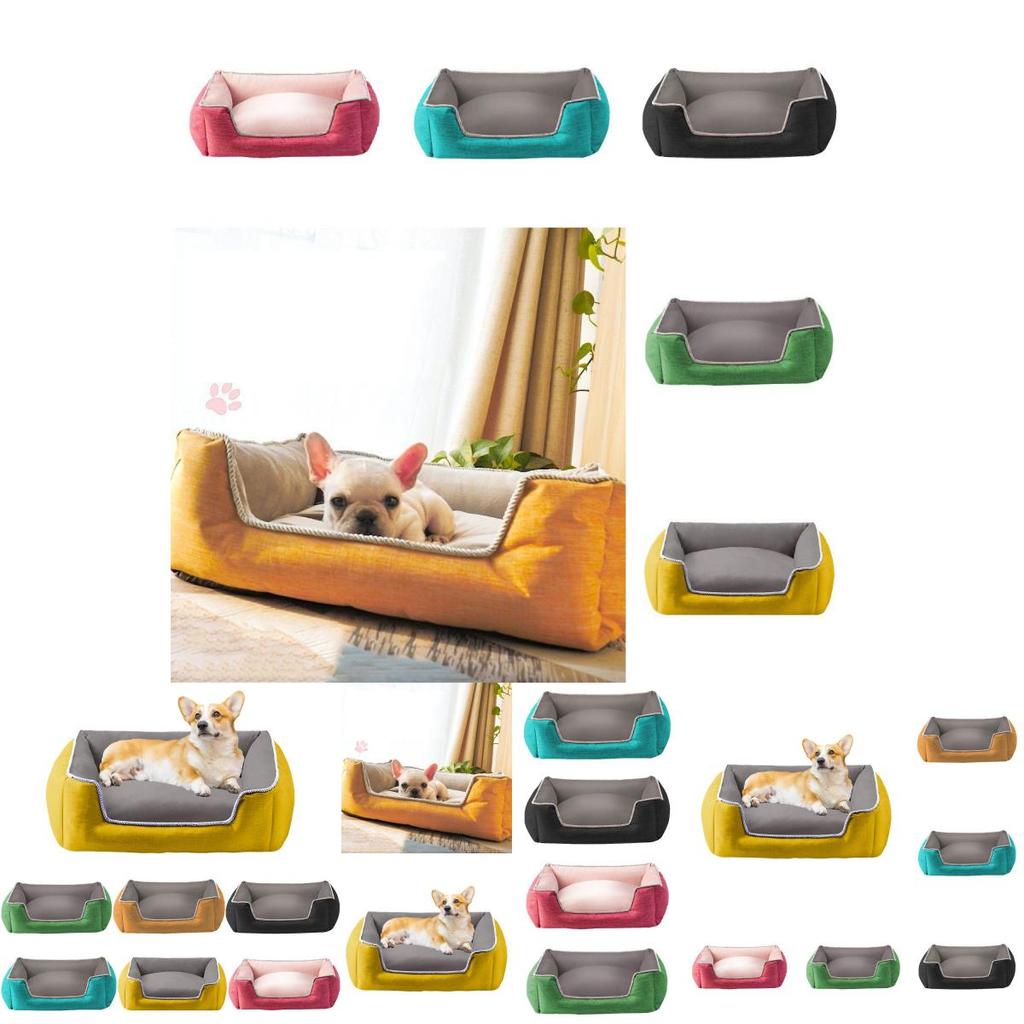 Plush Nest Dog Cat Pet Bed Comfy And Removable For Easy Cleaning