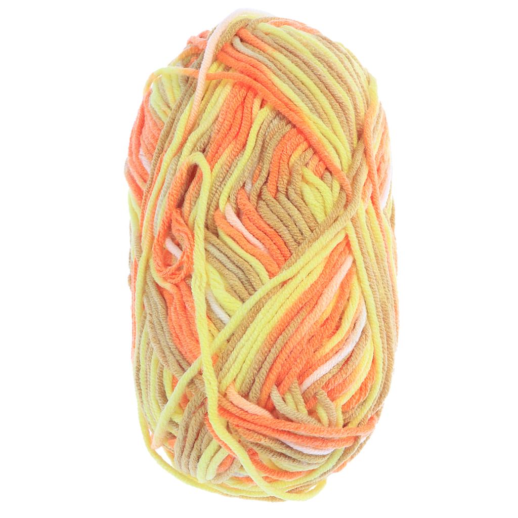 50G Milchbaumwollgarn Chunky Handgewebtes Garn zum Stricken Häkeln Accessoires Warmer Schal Mütze Schuh DIY Geschenkidee