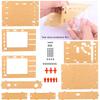 DSO138 2.4in TFT Pocket-size Digital Oscilloscope Kit DIY Parts Handheld + Acrylic DIY Case Cover Shell for DSO138