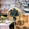 6/12Pcs Golden Napkin Rings Metal Circle Design Napkin Holders Buckles Family Dinner Wedding Party Table Decoration