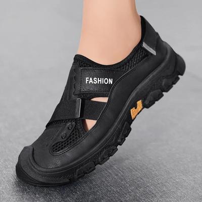 Men Outdoor Summer Sandals Mens Mesh Water Sports Shoes Sandal Flats 2025 Male Hiking Sandalias Hollow Breathable Casual Shoes