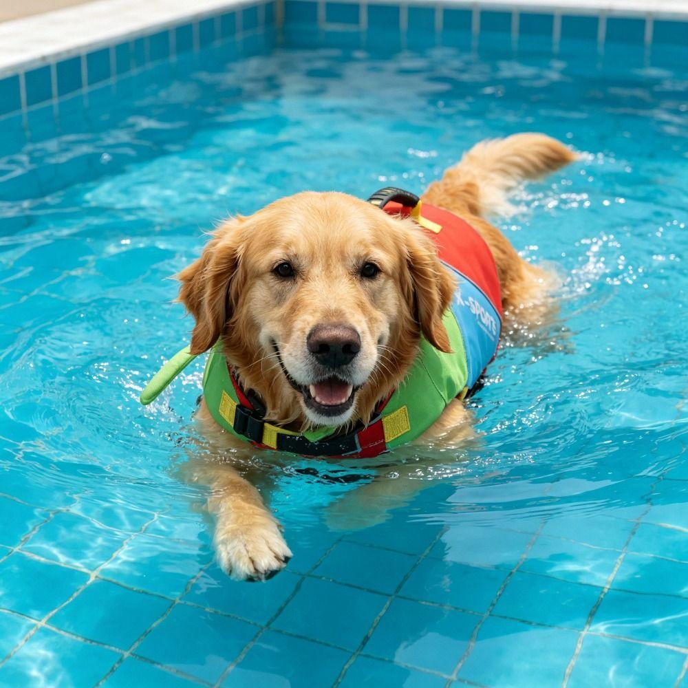 Breathable Dog Life Jacket Tear Resistant Dog Buoyancy Vest Dog Swimming Vest Outdoor Water