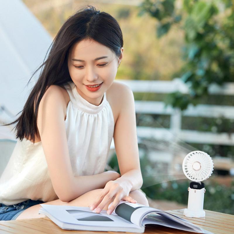 Portable Fans 2025 Mini Handheld USB Students Folding Small Fan Air Cooler Outdoor Travel Hand Fans Ventilation Fan Dropshipping