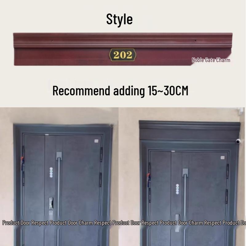 Lintel Heightening Anti-theft Entrance Door Customization & Beautification