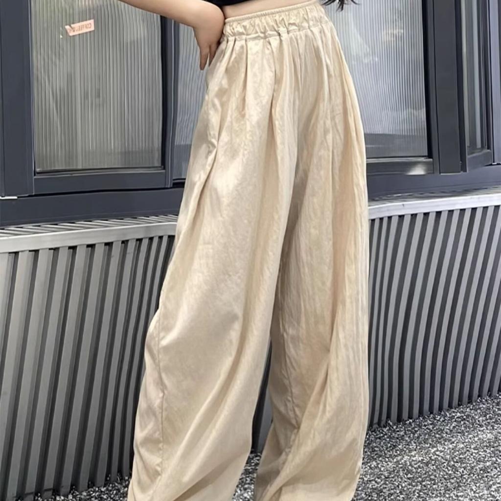 Girls' Summer Thin Pants Baby Summer Clothes Ice Silk Wide Leg Mosquito Proof Pants Yamamoto Pants