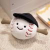 Cartoon Penguin Rabbit Football Shaped Plush Doll Pendant Keychain Gift Birthday