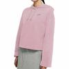 Nike Letter Logo Sports Casual Hoodie for Women In Pink