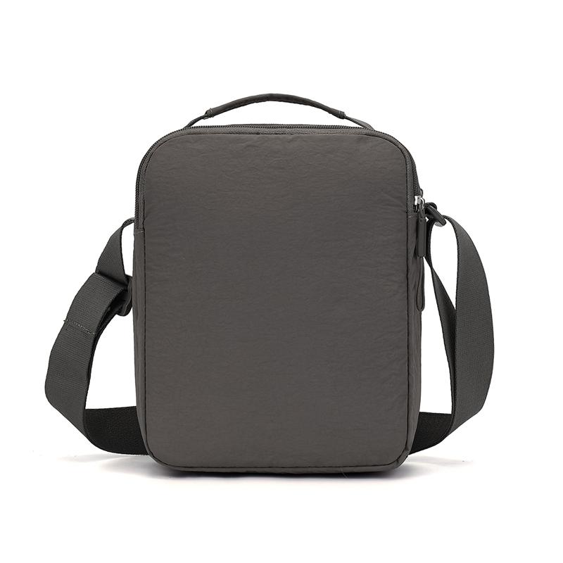 Men's Nylon Crossbody Backpack Fashionable Versatile Summer New Style Waterproof Single Shoulder Sling Bag Simple Design