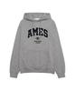 Basic Applique Hoodie Grey