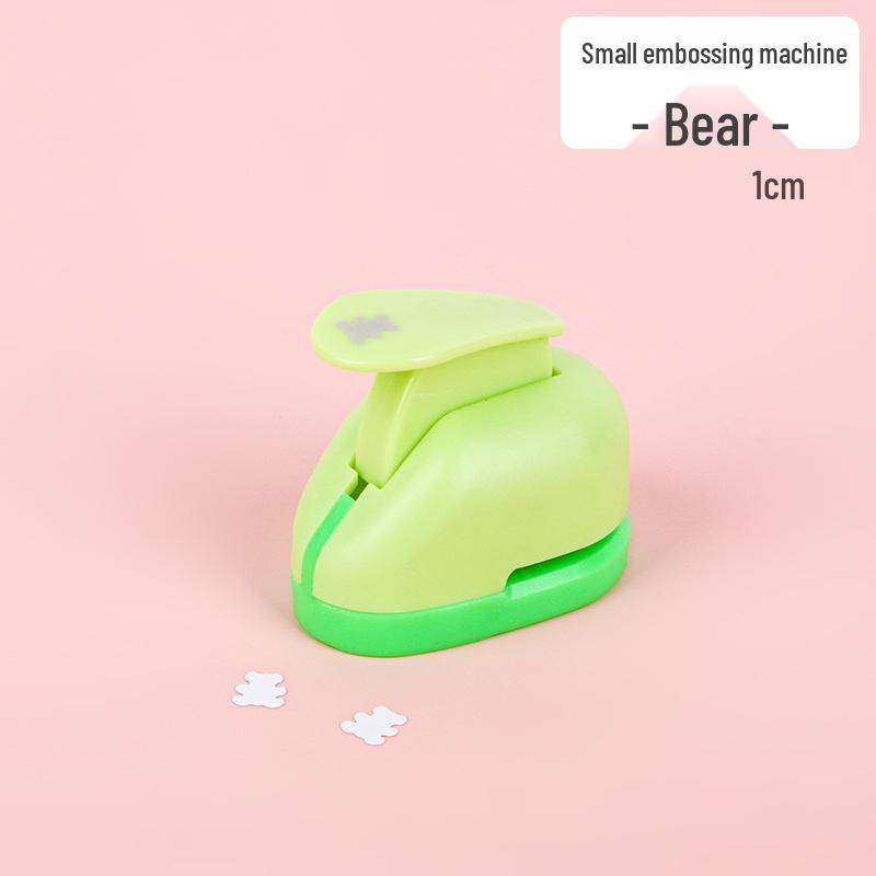Children's DIY Paper Craft Embossing Machine - Easy Flower Punch for Kindergarten Educational Activities
