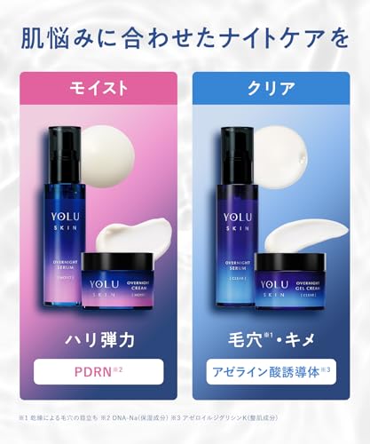 YOLU Skin Overnight Serum Overnight Gel Cream Clear