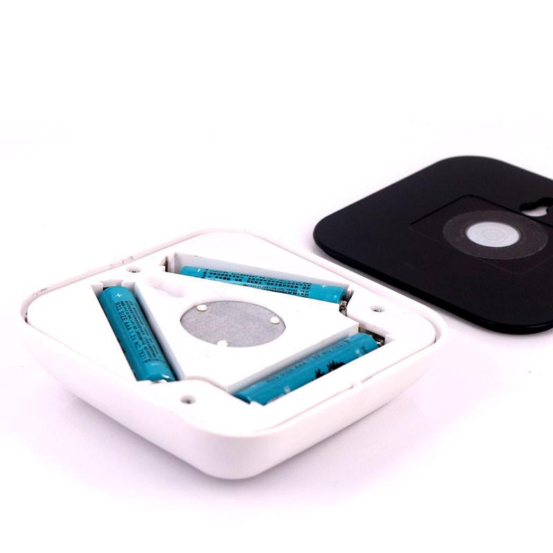 Square 6LED Motion Sensor AAA Battery Box Cabinet Light Stair Light Night Light Hook Film Magnet 3 Installation Modes