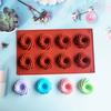 Mini Muffin Silicone Round Mold DIY Cupcake Cookies Fondant Baking Pan Non-Stick Pudding Steamed Cake Tool Pastry Donut Mold