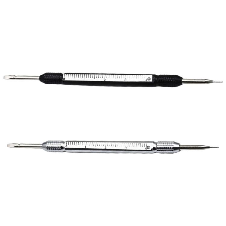 Multi Functional Scale Tool Using Double Heads for Quick Band Removal in Watch Repair Portable Efficient User Friendly
