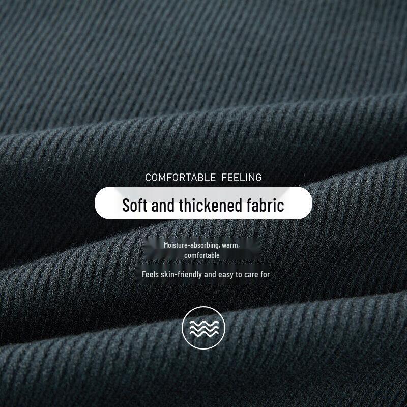 HLA Men's Three Kingdoms Series Thickened Loose Crew Neck Sweater